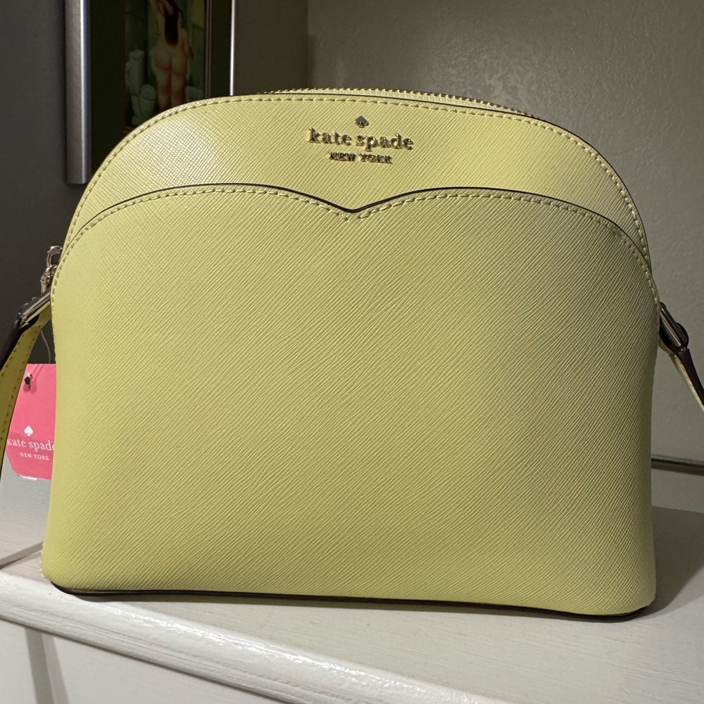 Stylish Kate Spade Pistachio (bright lemon/green) Crossbody Bag